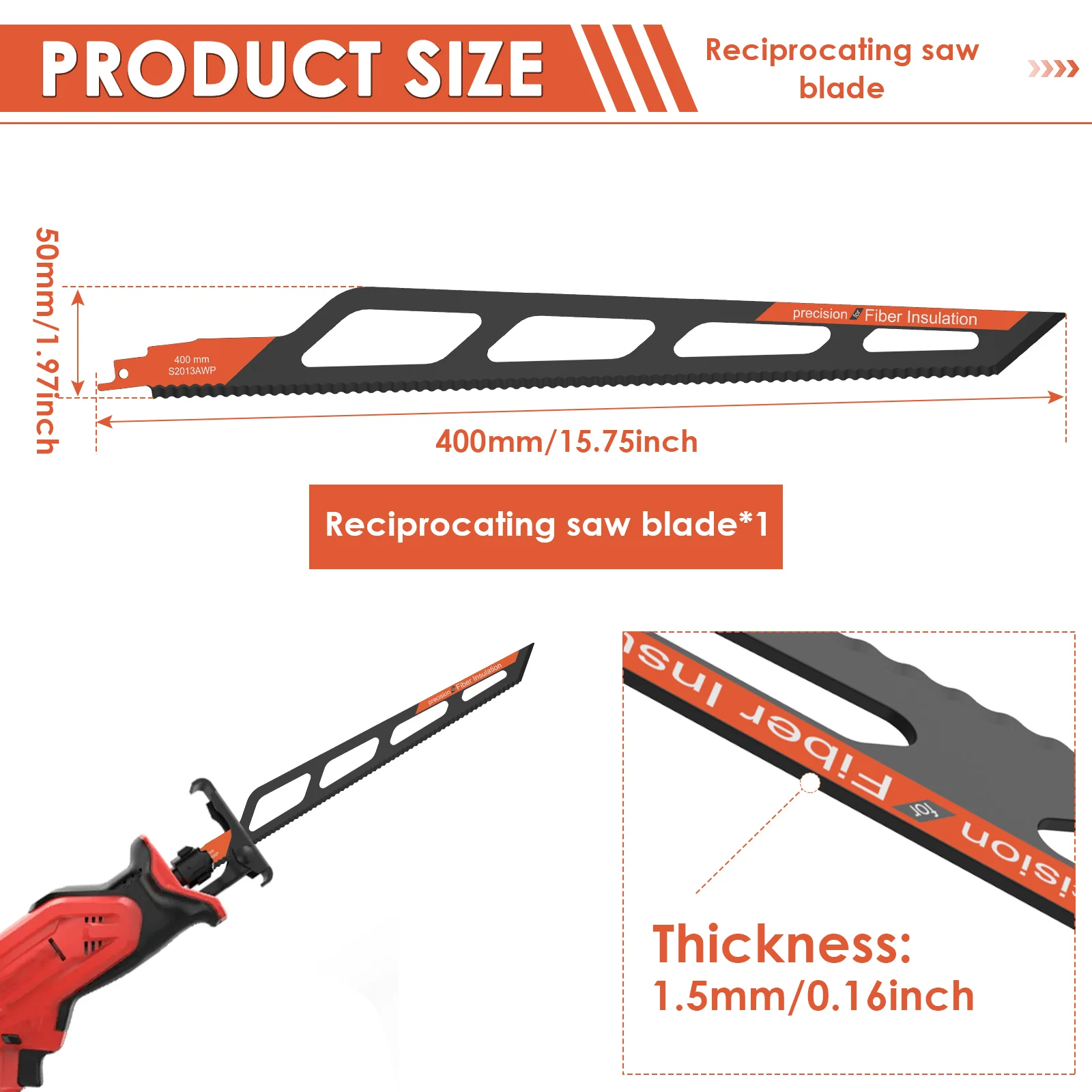 16 inç/400mm Şerit Testere Bıç - Cutting Board Foam incelemesi ve fiyatı